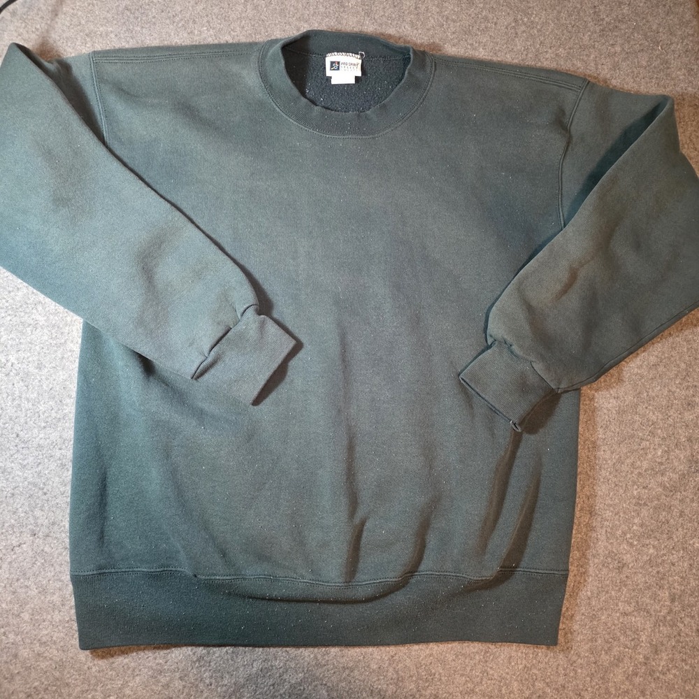 Vintage Pro Spirit Select Sweats Crewneck Sweatshirt Green Large W1
